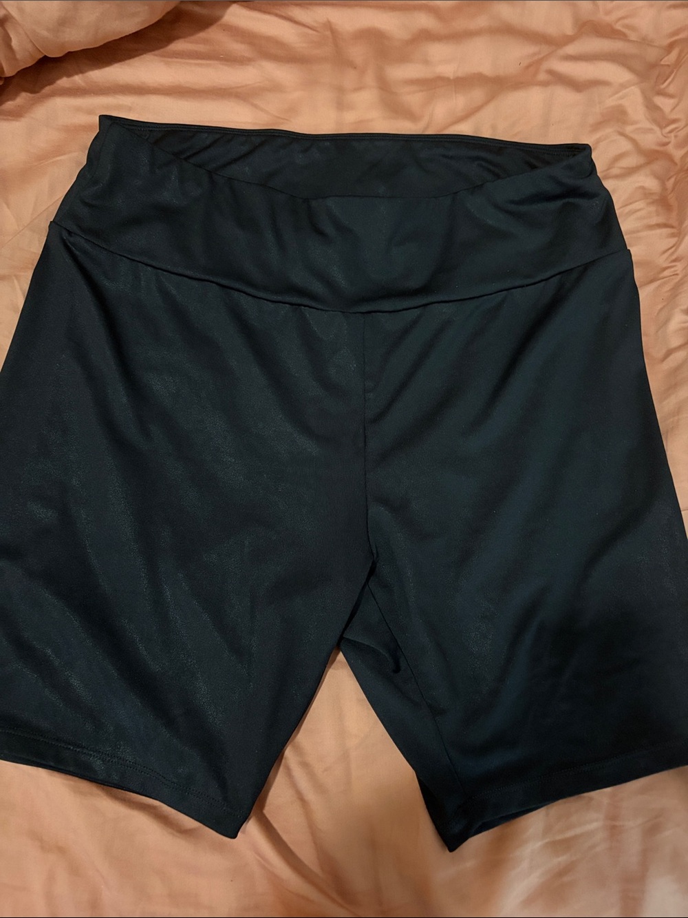 Ava & Viv Black High-Rise Bike Shorts